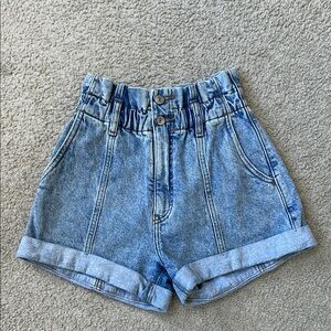 Abercrombie & Fitch High-Waisted Denim Shorts